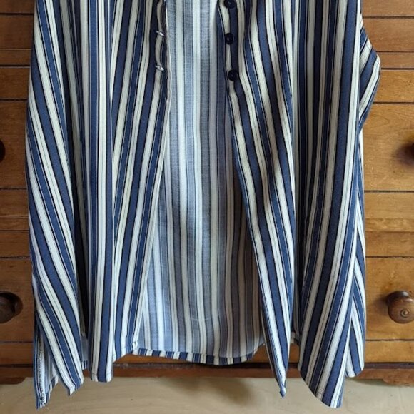 Vintage Cotton Ginny Cotton Blend Vest  c 1980s - Picture 8 of 14